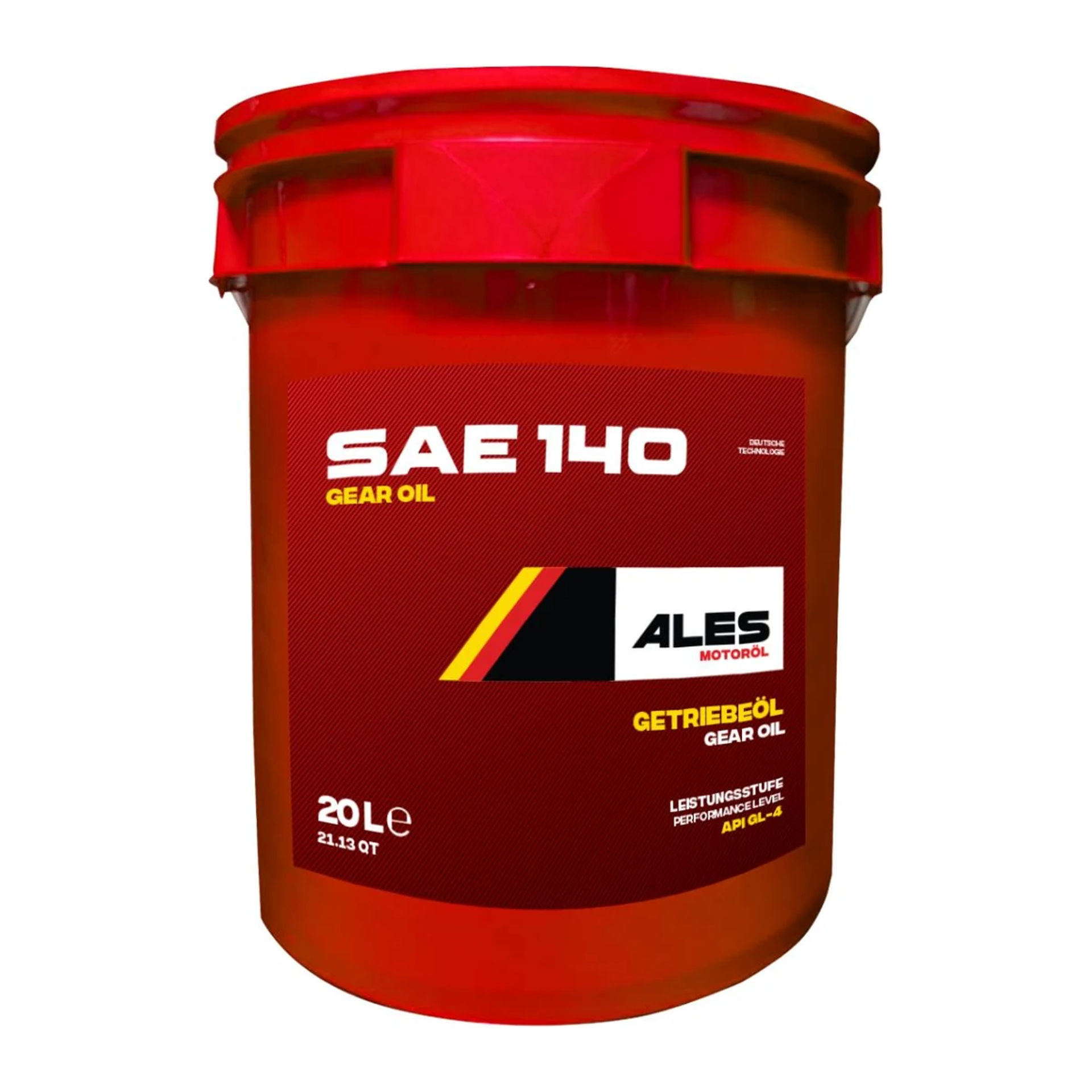 Cubeta de 20 L de aceite para engranajes Ales Gear Oil SAE 140 API GL-4