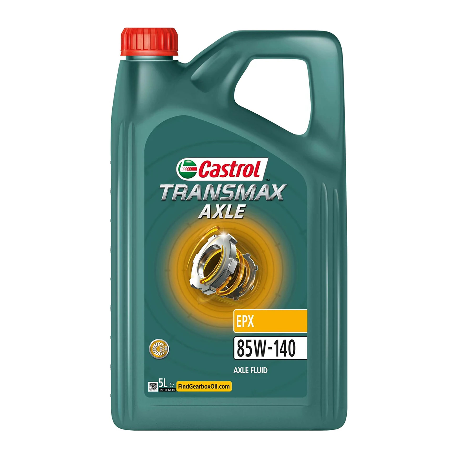 Envase de 5 L de Castrol Transmax Axle EPX 85W-140, aceite para ejes y diferenciales