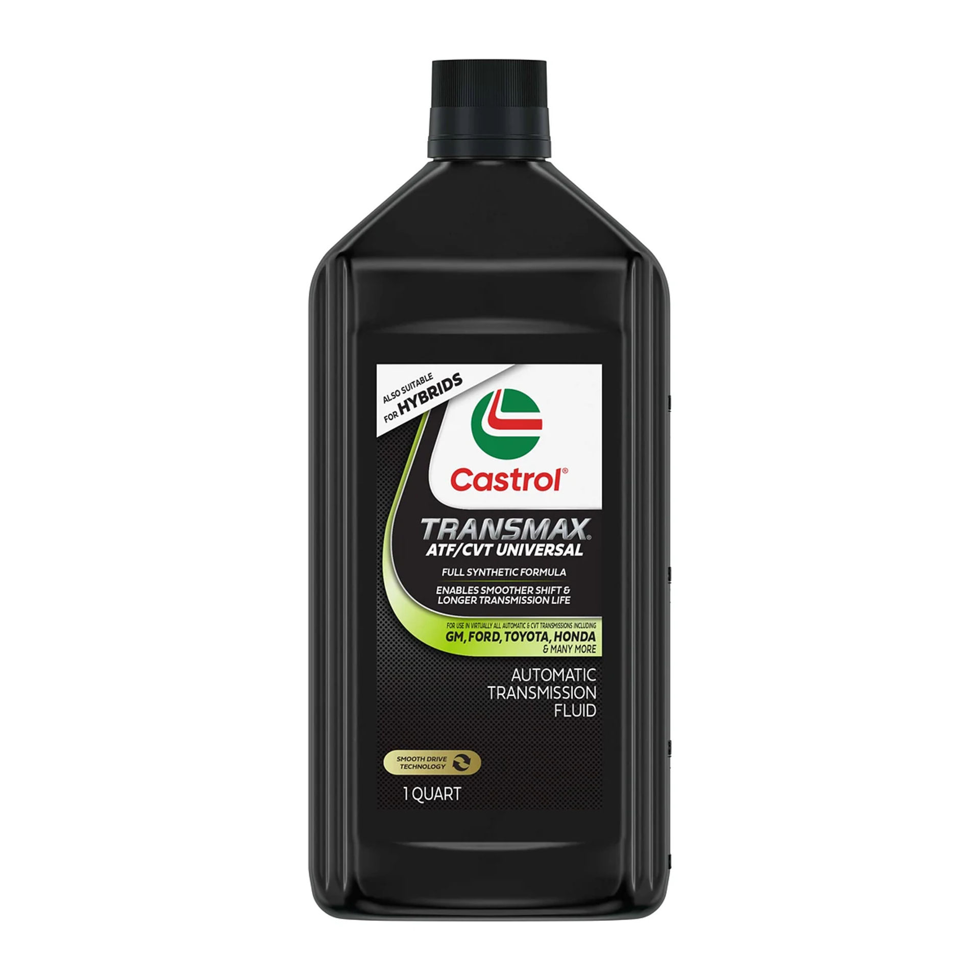 Envase de 946 ml de Castrol Transmax ATF/CVT Universal, fluido sintético para transmisión automática