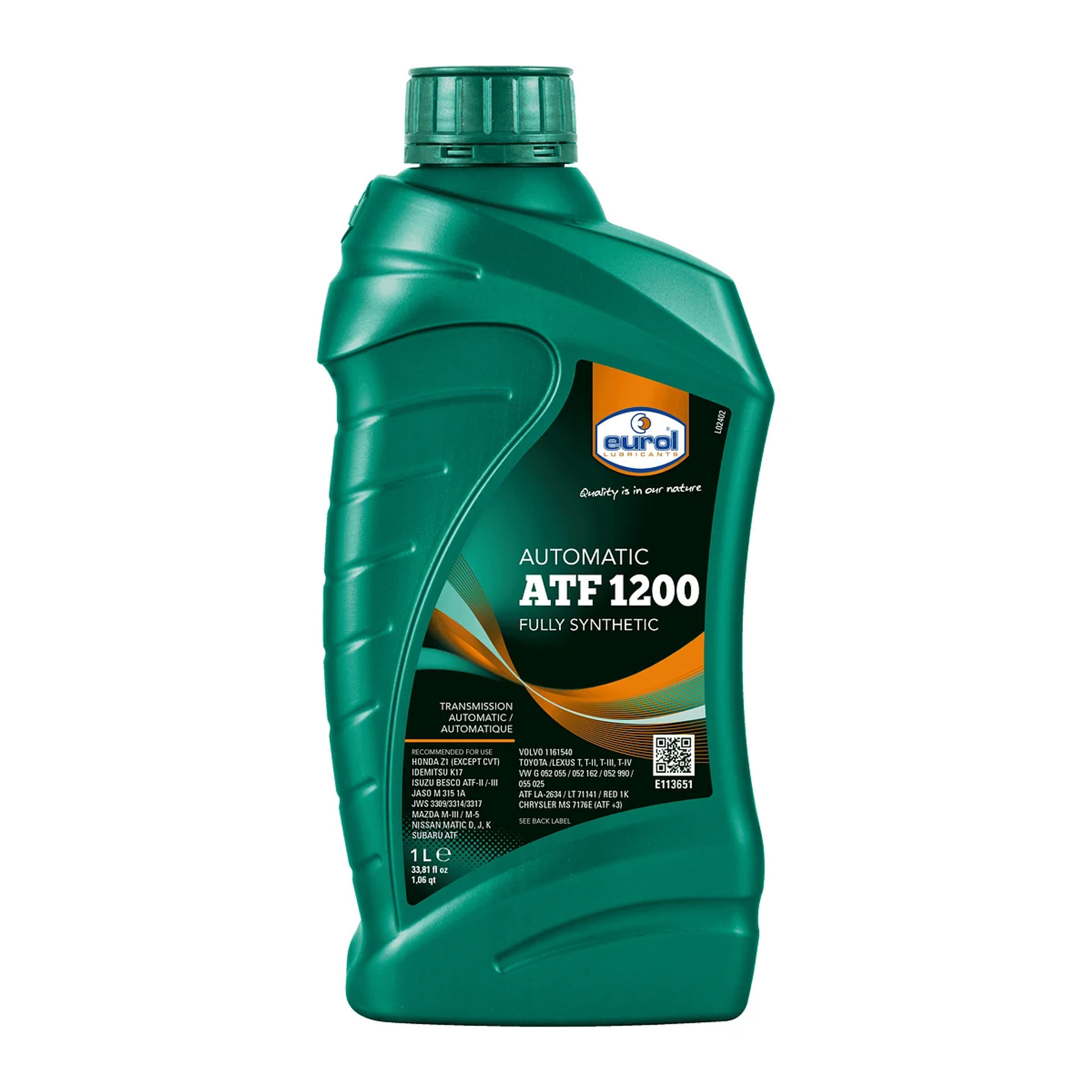 Botella de 1 L de aceite sintético para transmisión automática Eurol ATF 1200