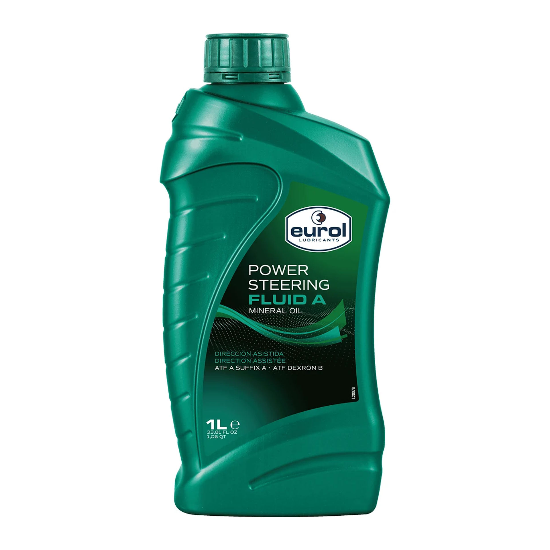 Botella de 1 L de líquido mineral para dirección hidráulica Eurol Powersteering Fluid A