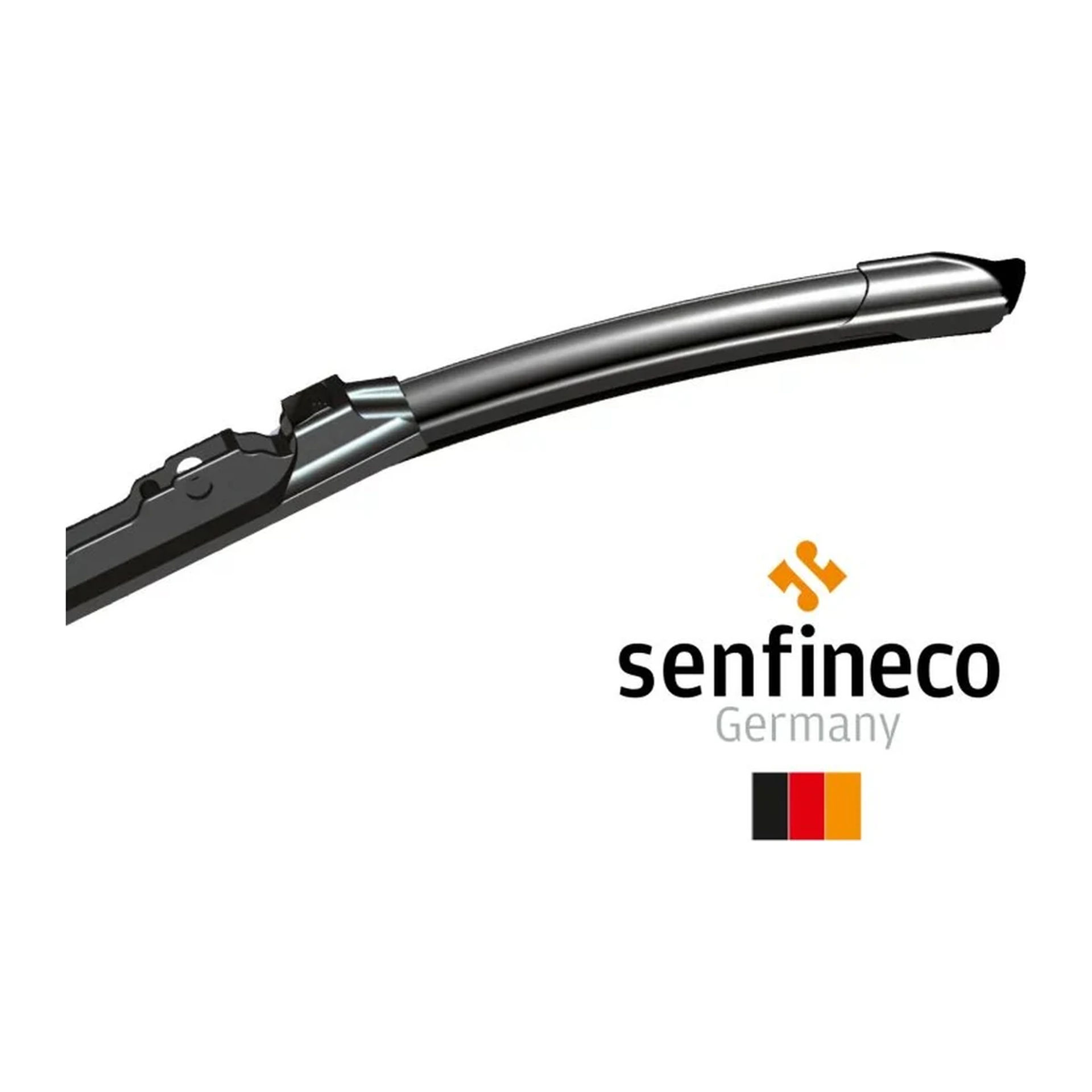 Plumilla plana sin armazón Senfineco Smart-Flex de 18 pulgadas con conector de gancho J