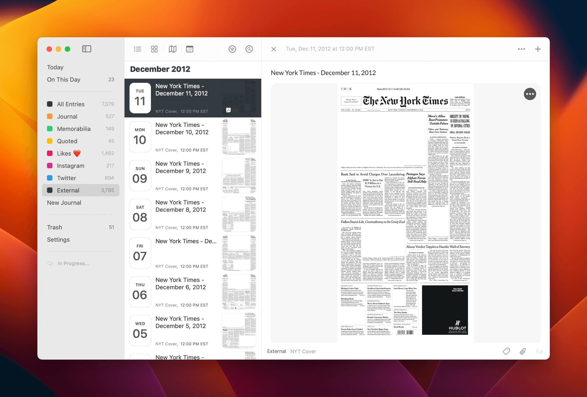 Shortcuts Tips Save A Decade Of New York Times Covers HeyDingus