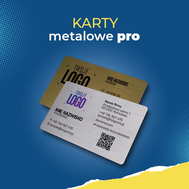 Karty metalowe PRO