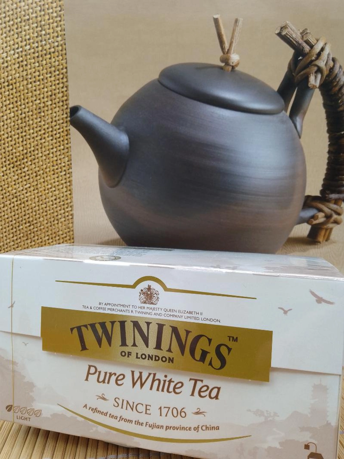 Thé Blanc en boîte de 25 sachets