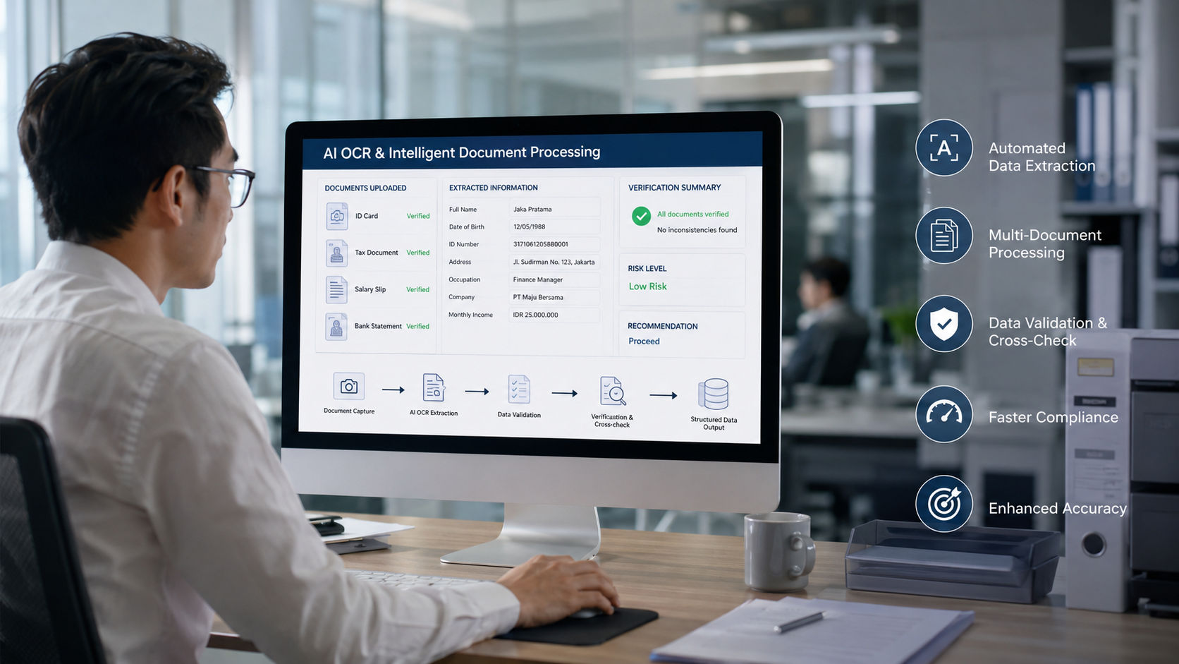 AI OCR for KYC, CDD, and EDD: How Intelligent Document Processing Improves Customer Verification