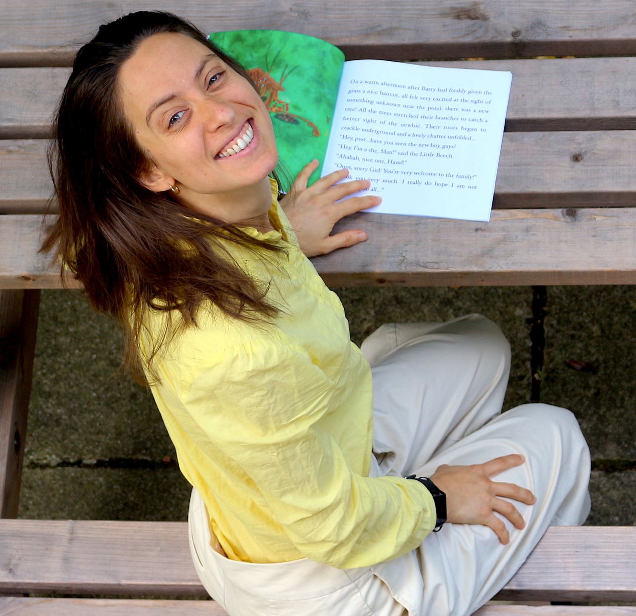 Marie-Camille Grangier, the author of The Funky Four Waterbeach Mystery Series 