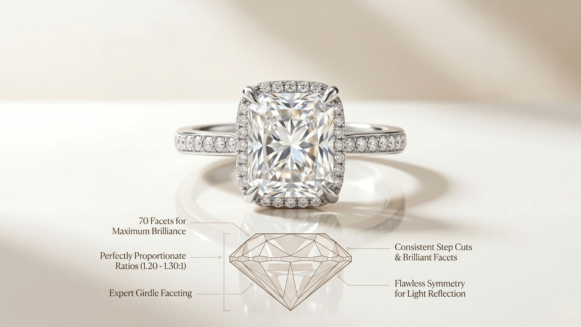 Radiant Cut Ring Design