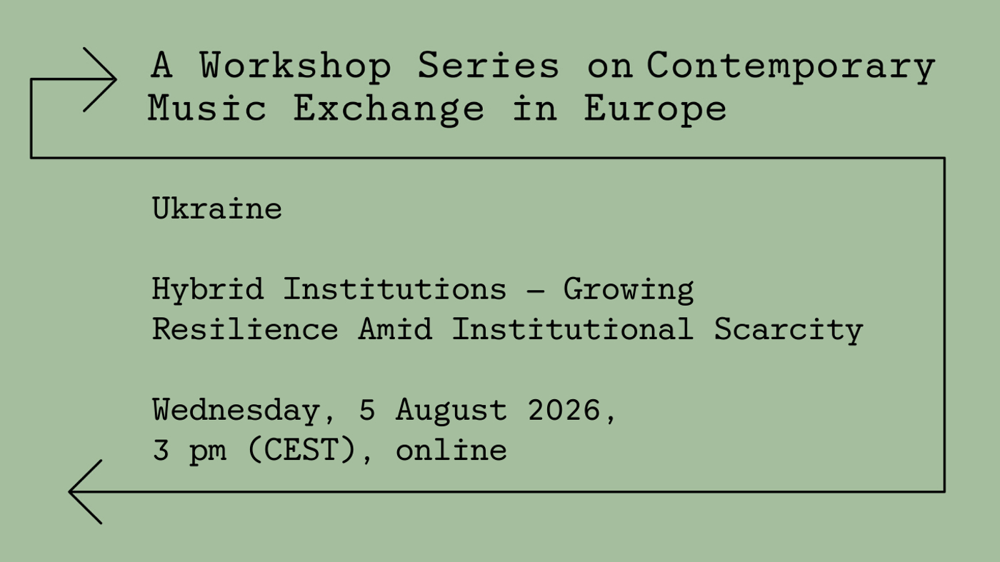 Contemporary Music Exchange in Europe: Ukraine