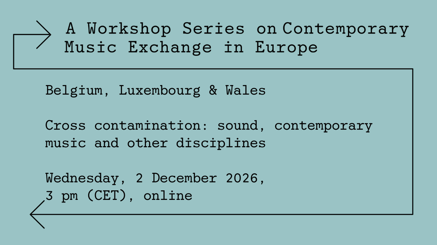 Contemporary Music Exchange in Europe: Belgium, Luxembourg & Wales