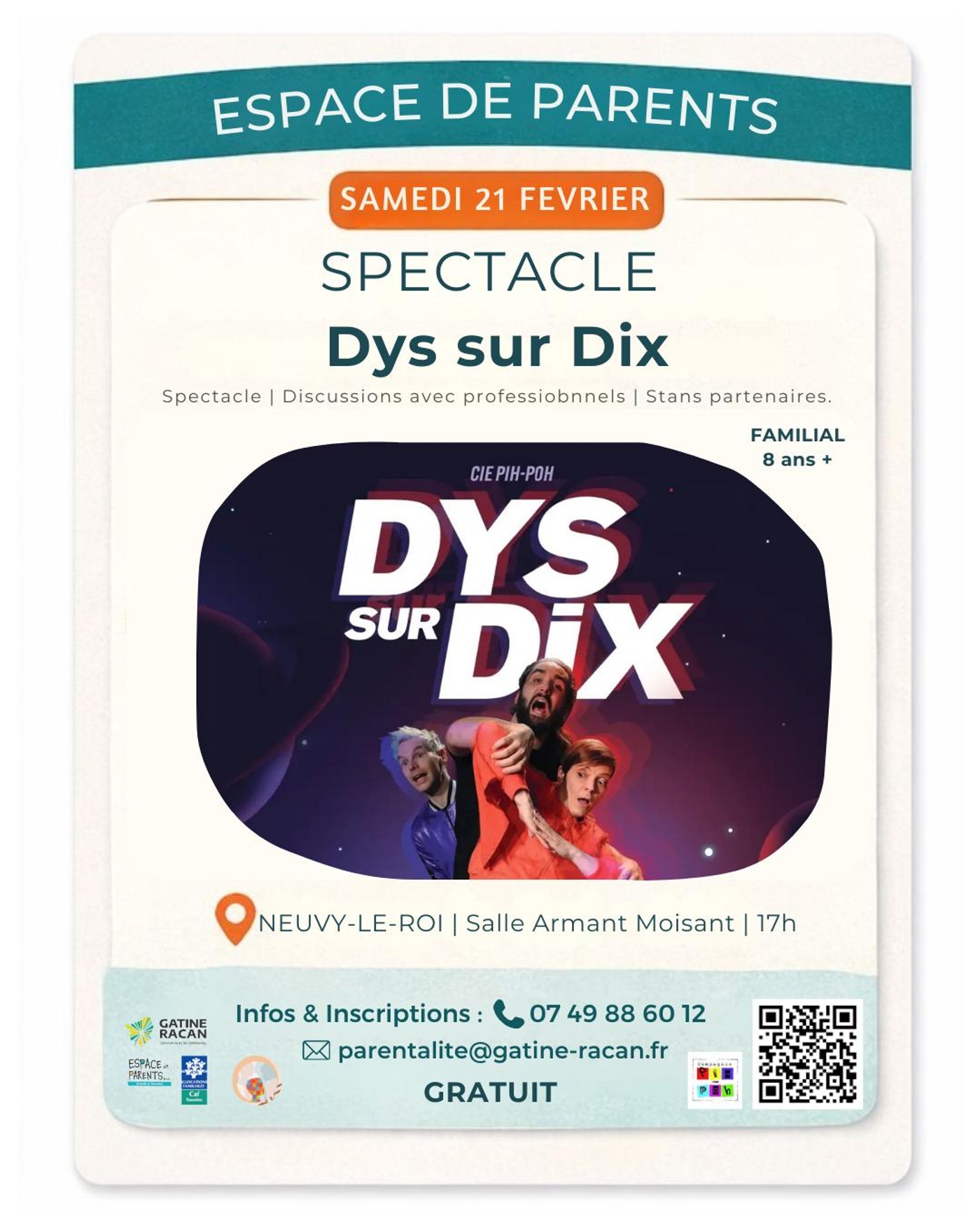 🎤 DYS sur Dix - Spectacle | Discussions   [8 ans+]