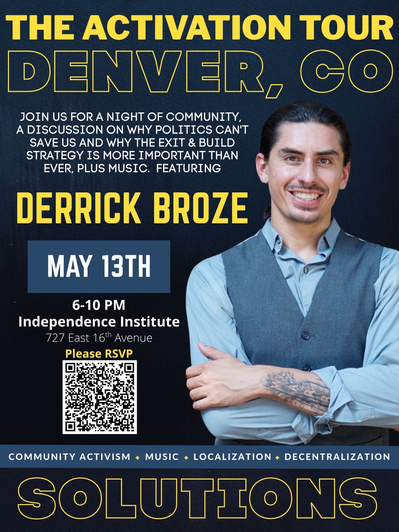 The Activation Tour - Denver with Derrick Broze
