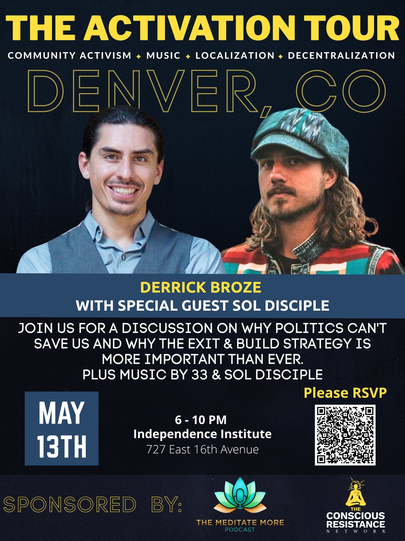 The Activation Tour - Denver with Derrick Broze