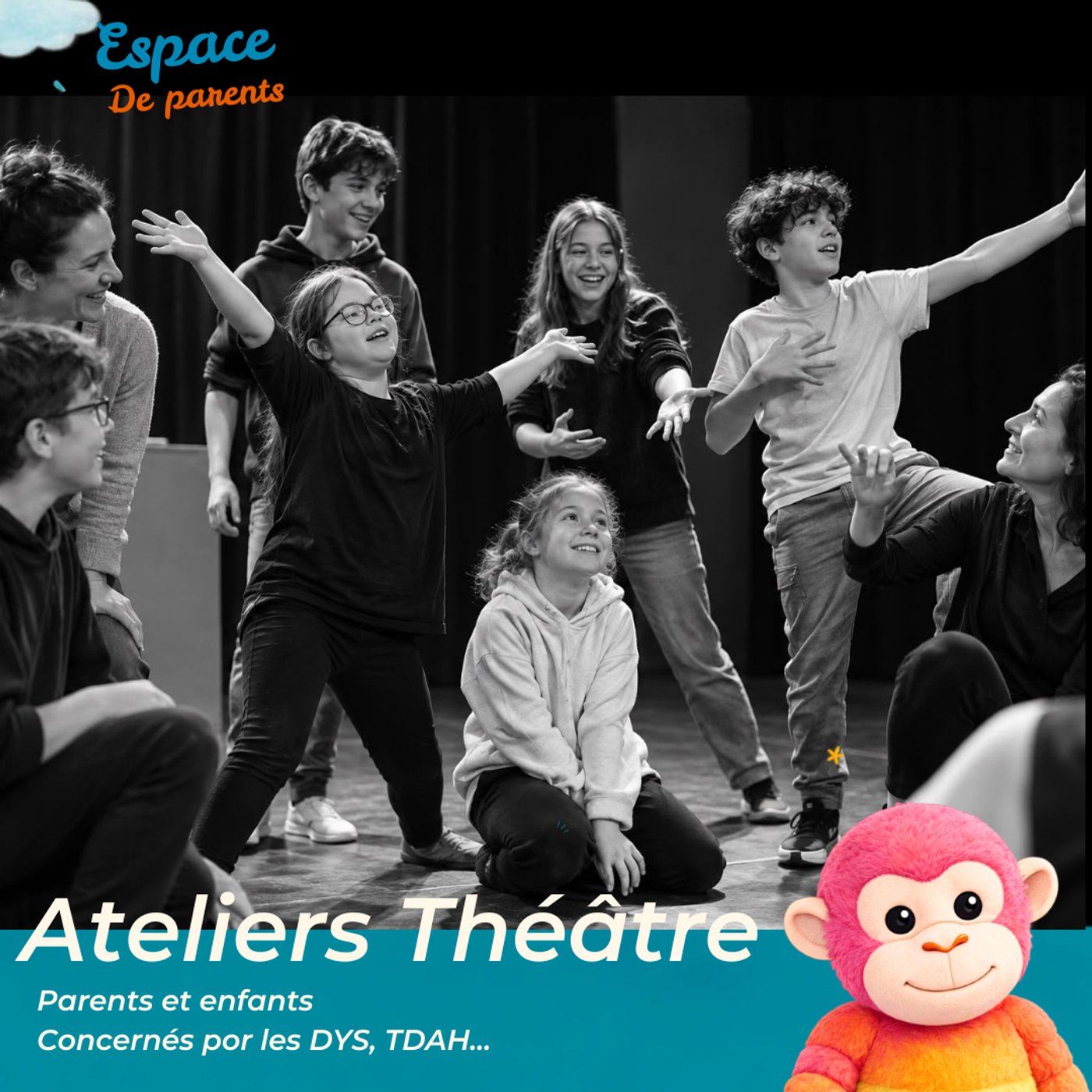 THEATRE  - Parents et enfants concernés par DYS , TDAH...