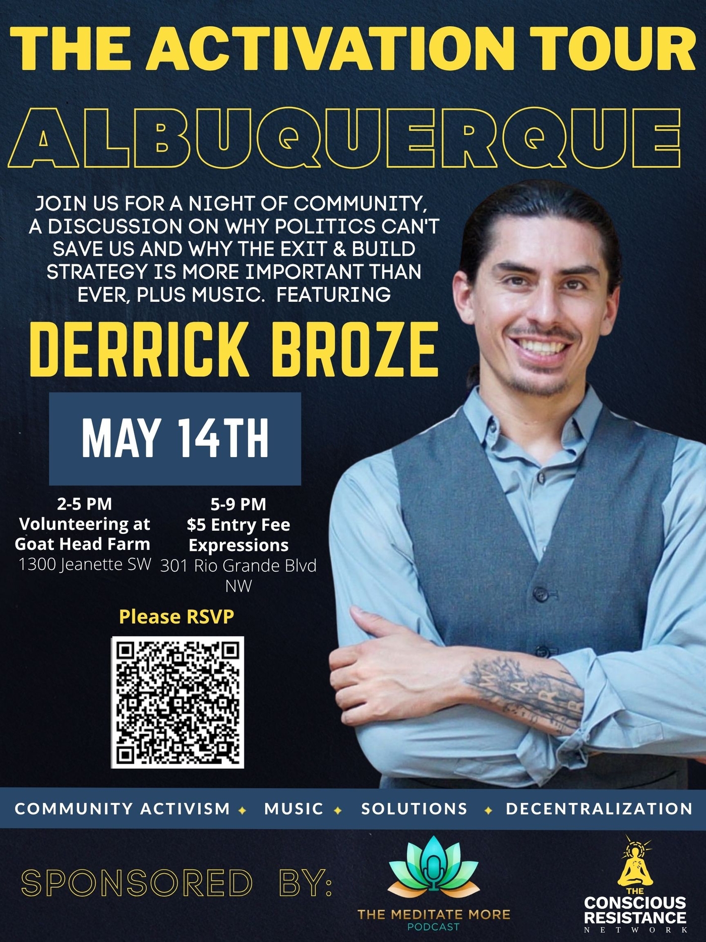 The Activation Tour - Albuquerque  with Derrick Broze