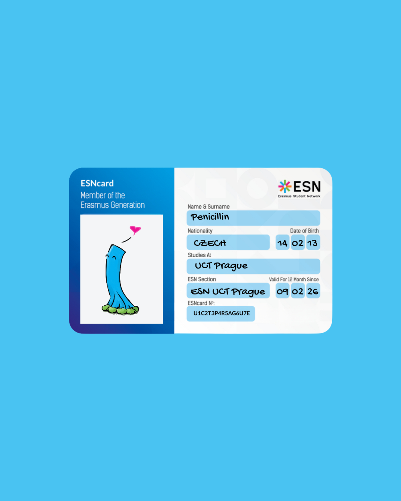 ESN UCT Prague Membership Package 2025/2026