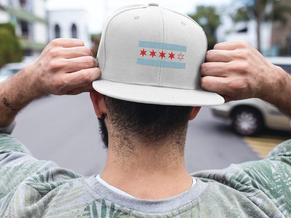 5th Star snapback worn backwards