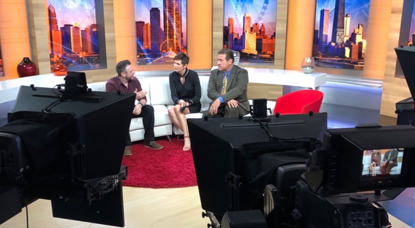 On Fox News, being interviewed