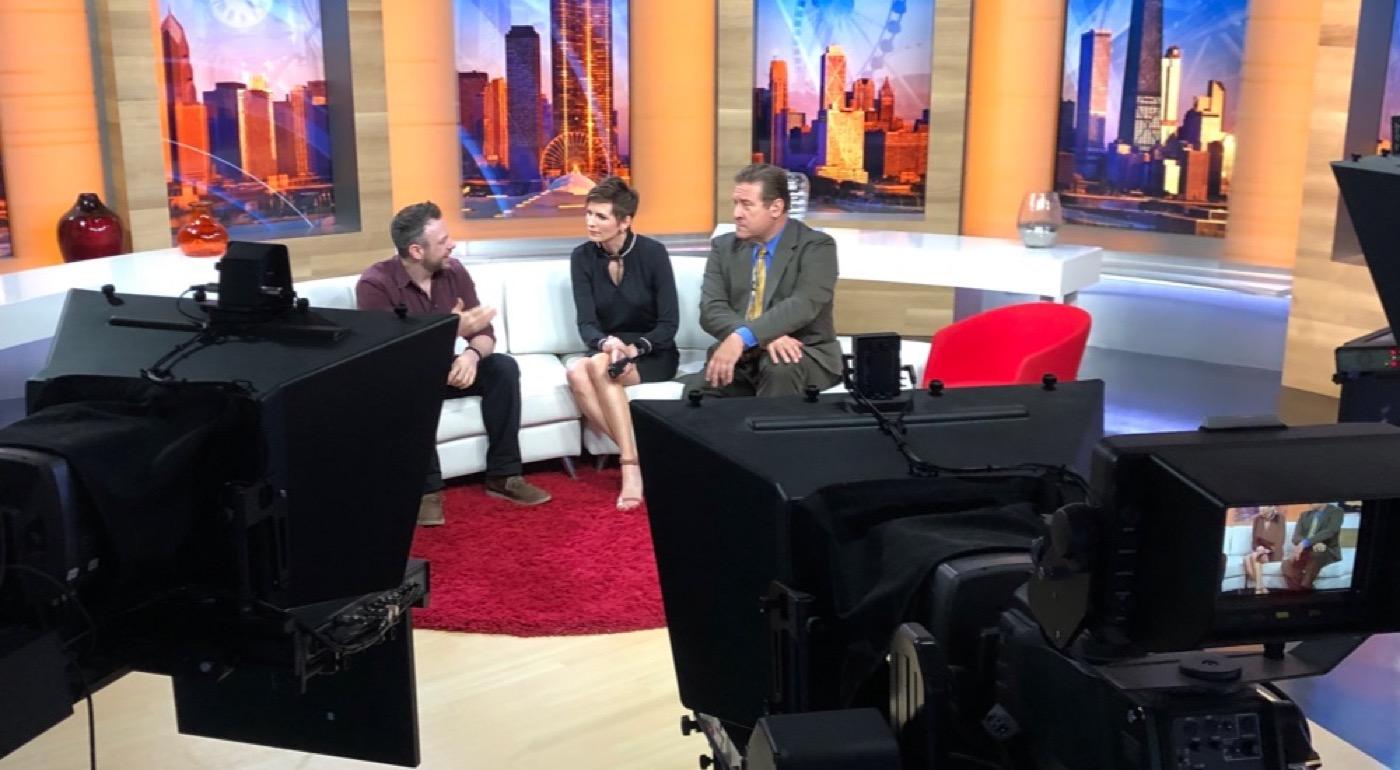 On Fox News, being interviewed