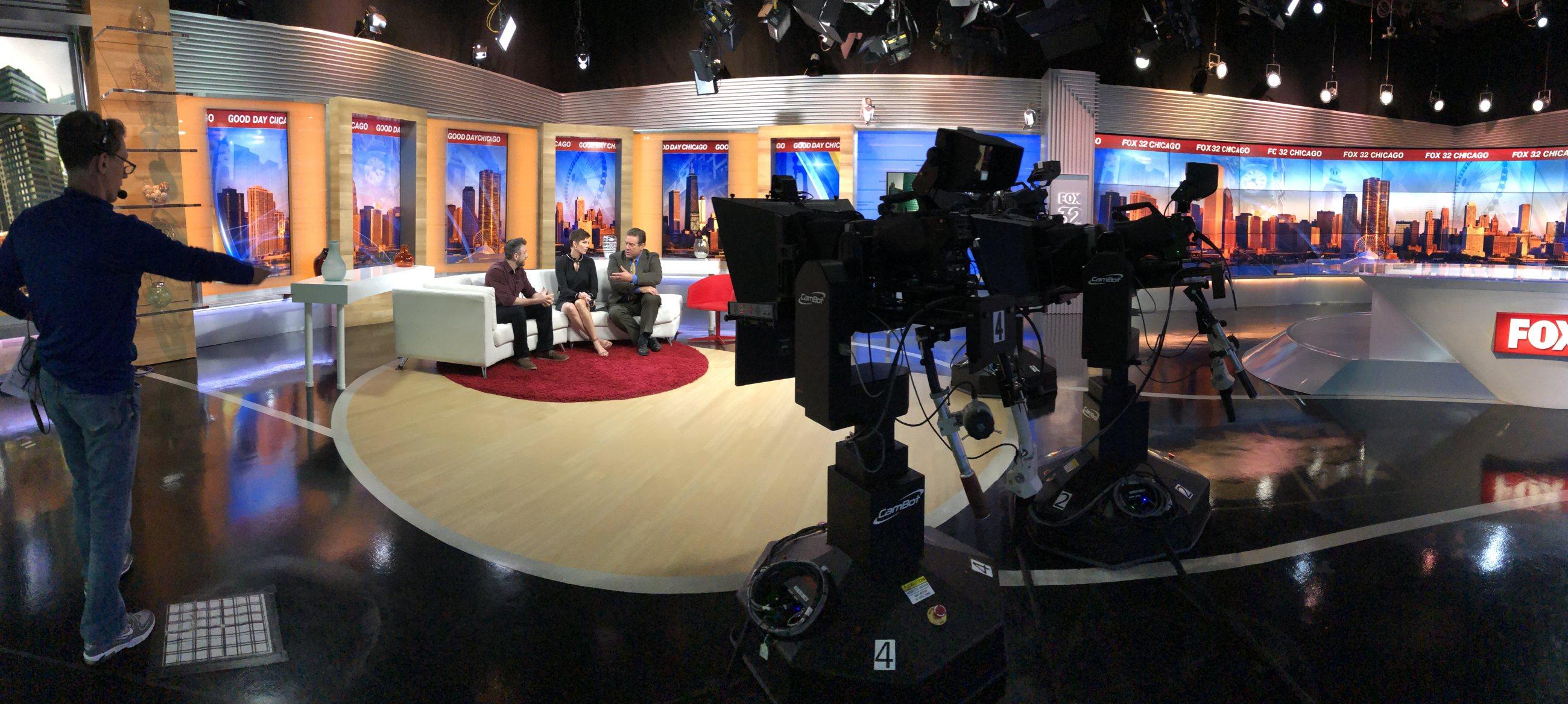 A panorama of the studio