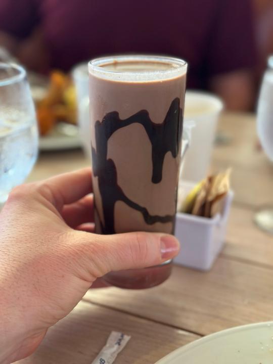 Chocolate milk in Río Grande, Puerto Rico