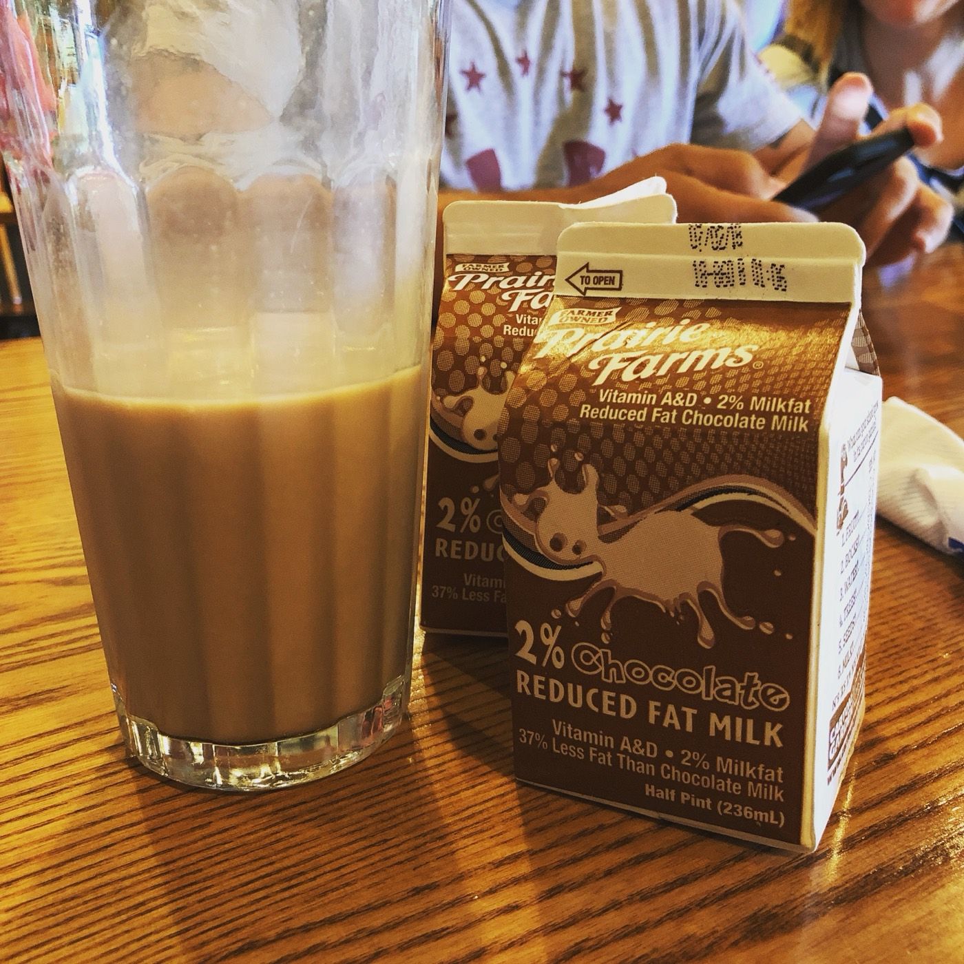 Chocolate milk in Merrillville, Indiana