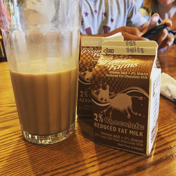 Chocolate milk in Merrillville, Indiana