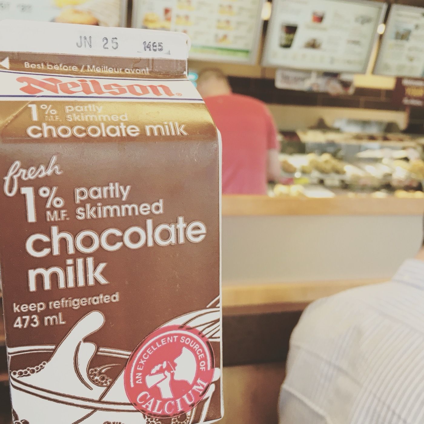Chocolate milk in Toronto, Canada