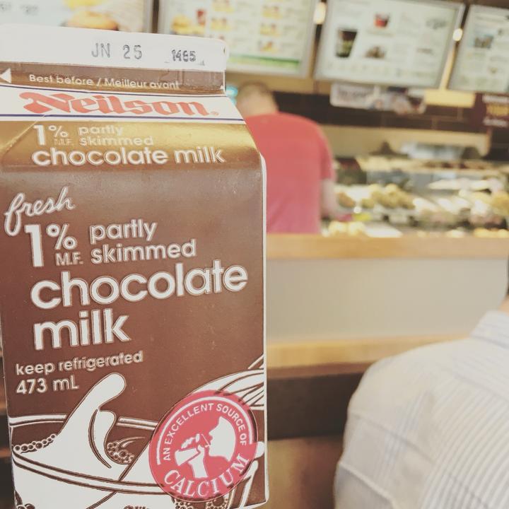 Chocolate milk in Toronto, Canada