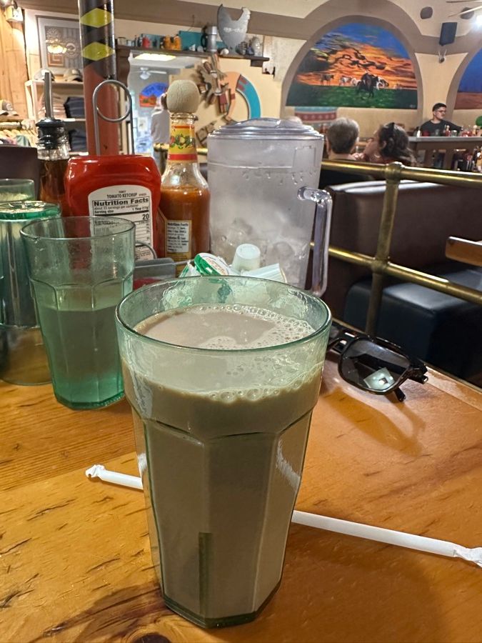 Chocolate milk in Sedona, Arizona