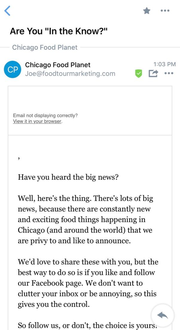 "Stay in the know" spotted in the wild