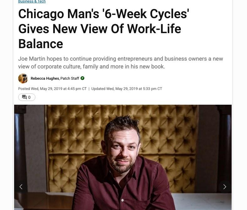6-Week Cycles featured in Patch