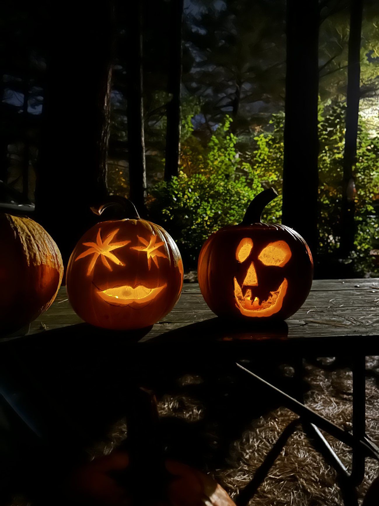 Halloween camping