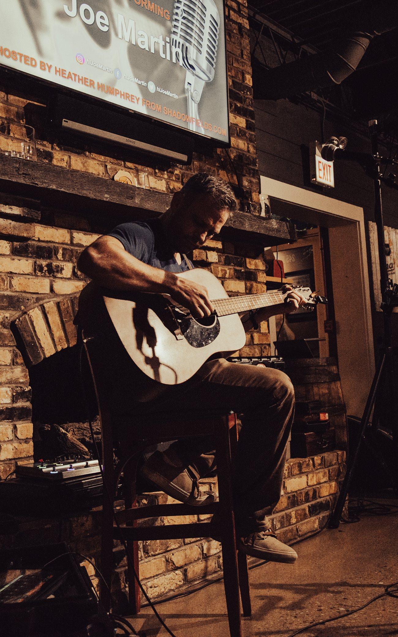 Joe playing live in Chicago