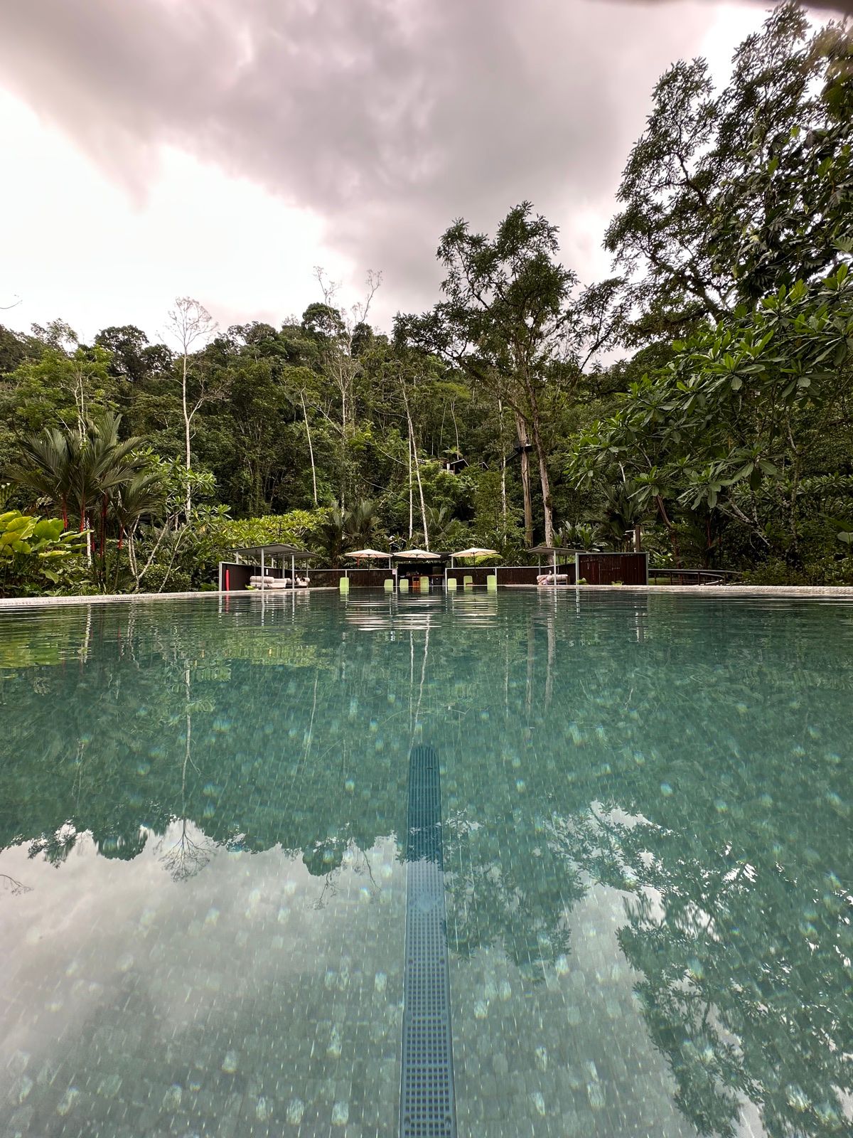 Infinity pool at the edge of the Costa Rican rainforest, photograph by Joe Martin