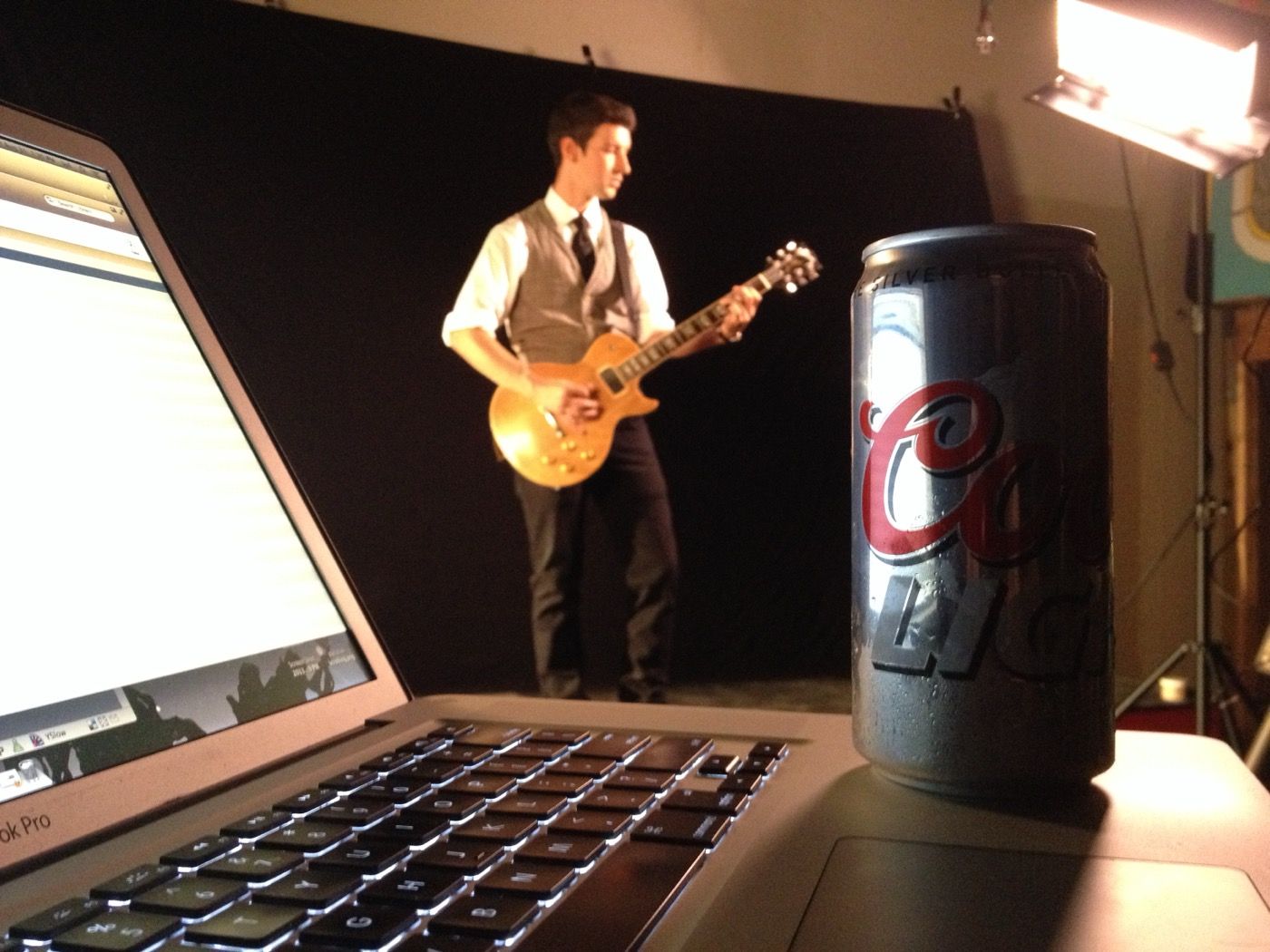 Behind the scenes of the Bye Bye Love shoot