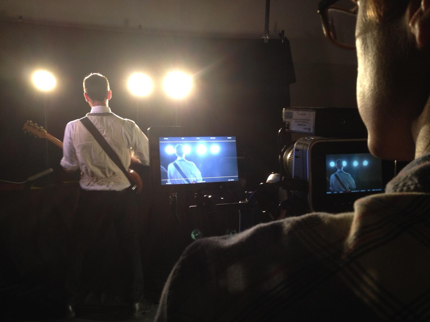 Behind the scenes of the Bye Bye Love shoot