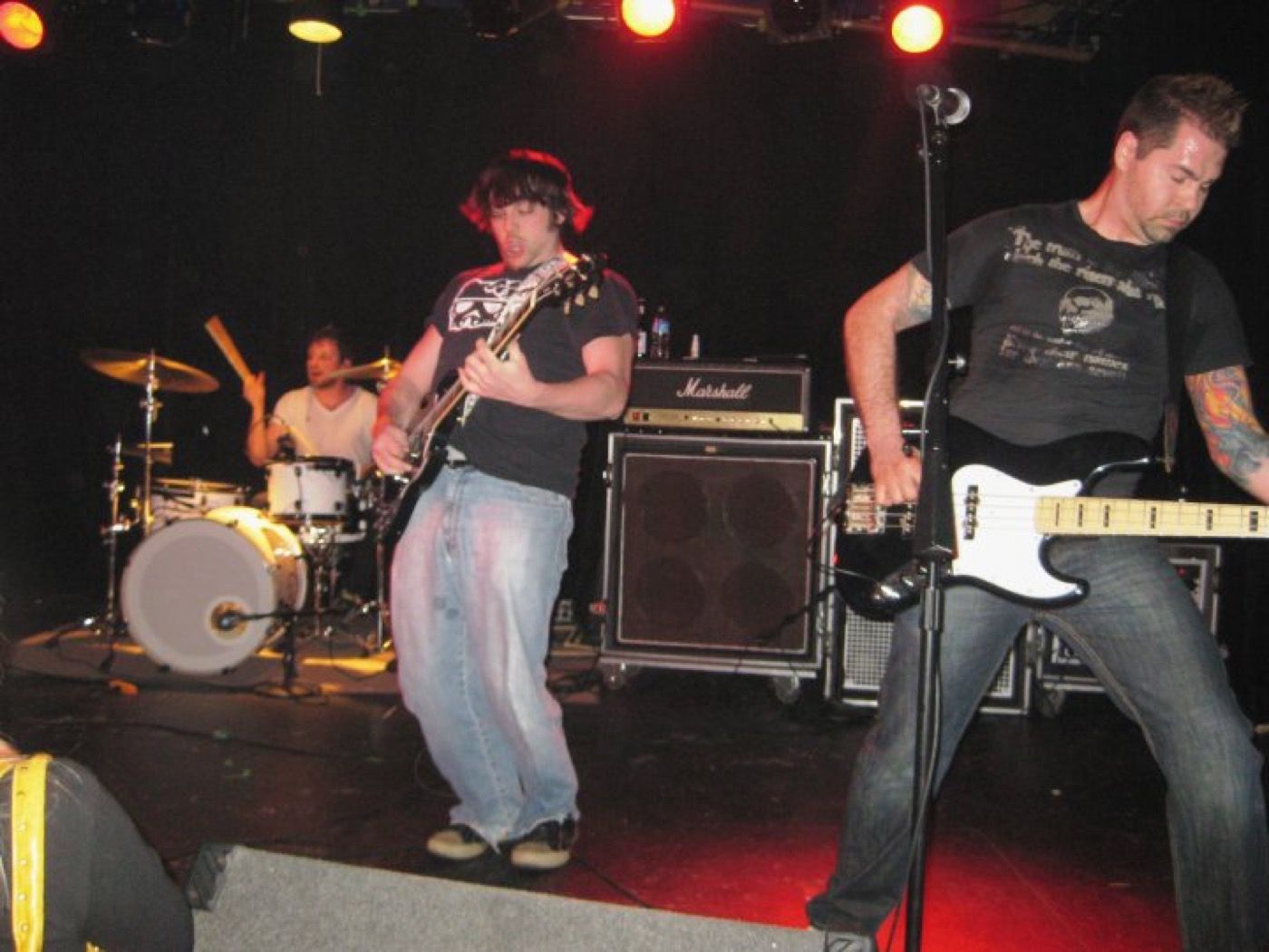 Joe on stage with The Fold