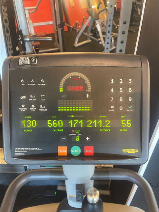 Stepper: inspiring you to reach new heights - here in the photo - 211 floors per hour