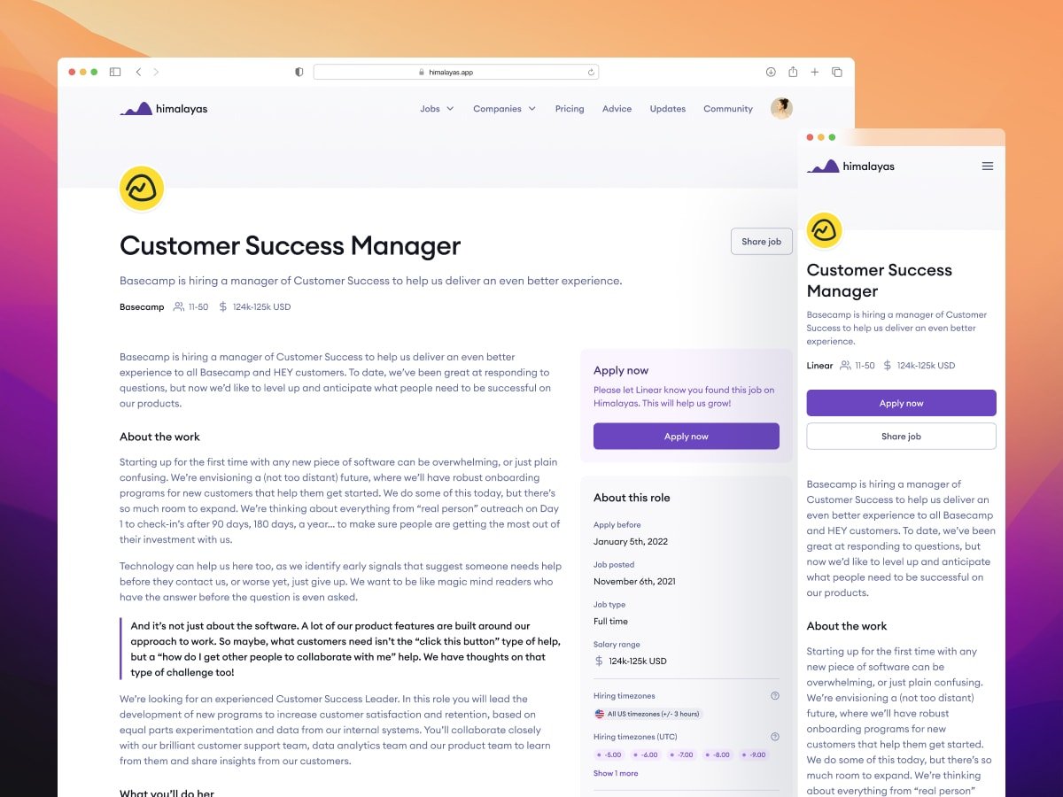 Improvements to company profile management Improvements to company profile management