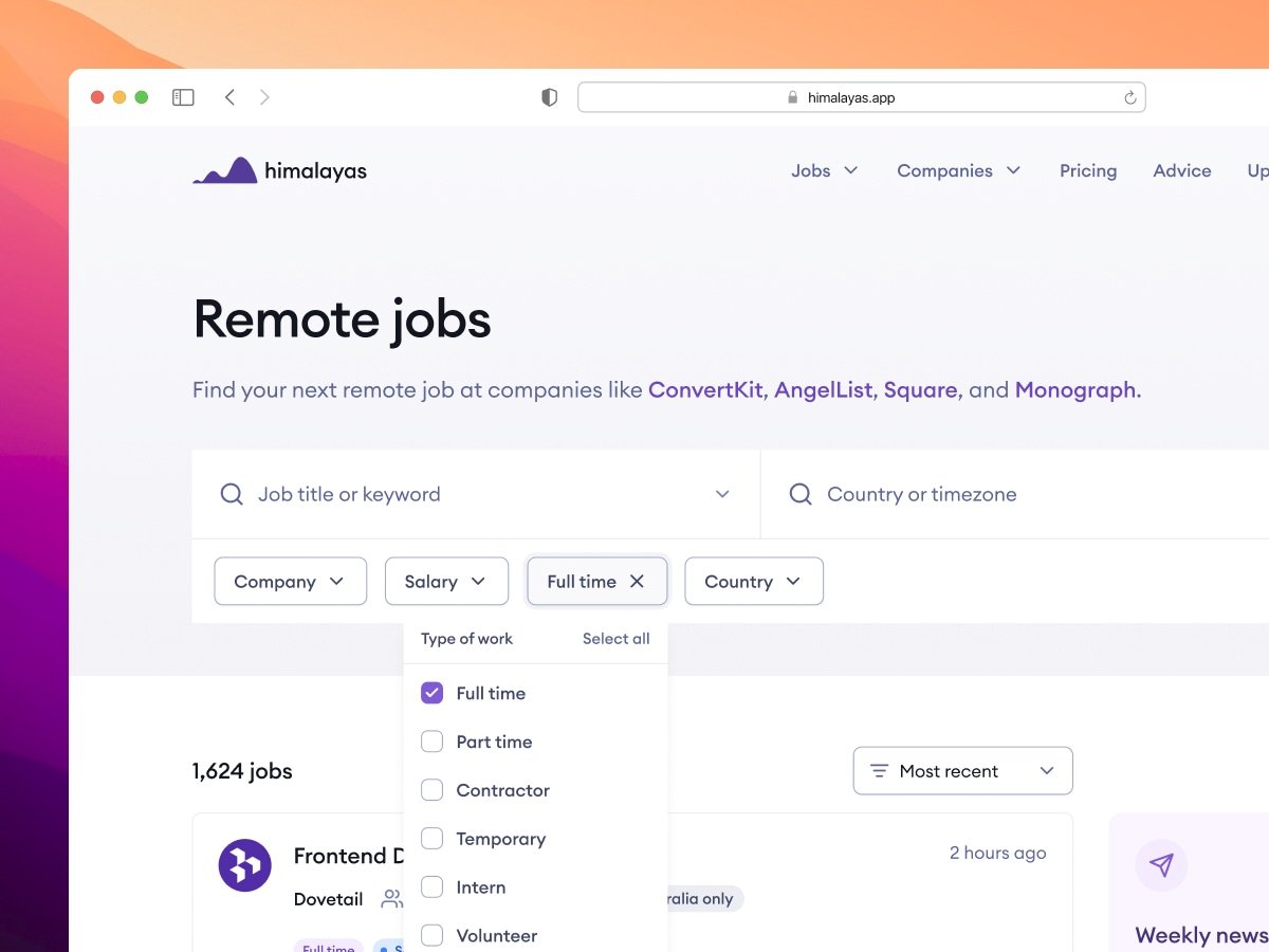 Improvements and bug fixes for job filters Improvements and bug fixes for job filters