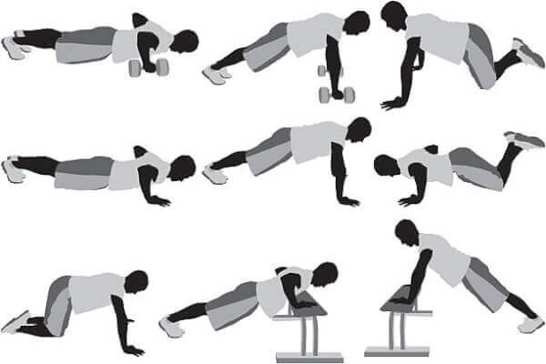 Push-ups in hindi