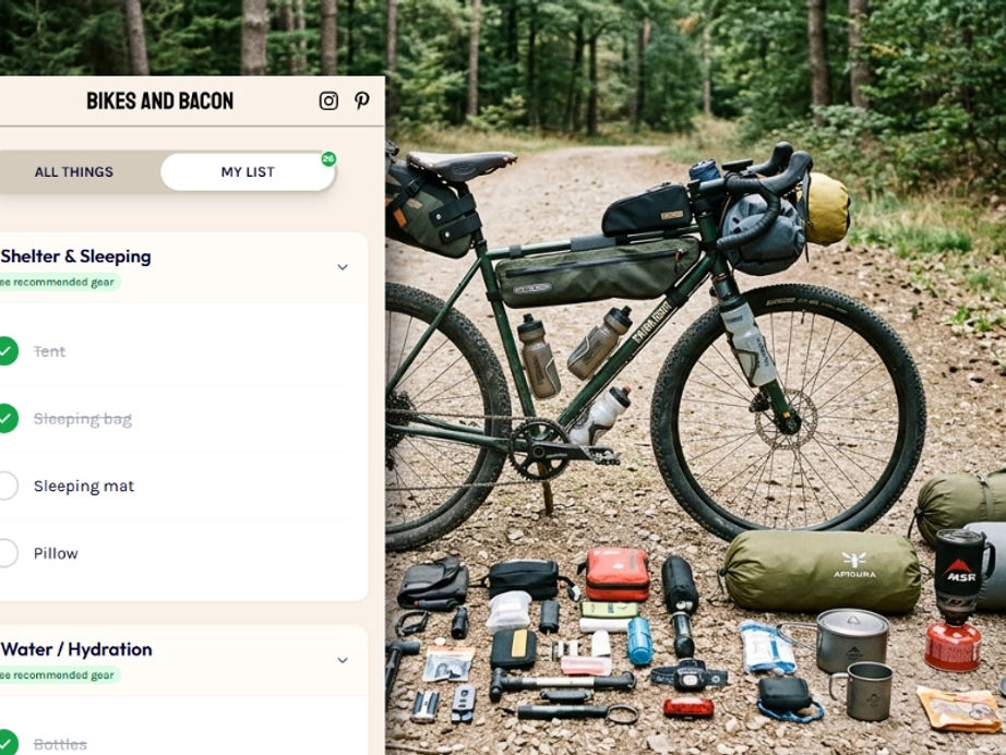 The Ultimate Interactive Bikepacking Checklist