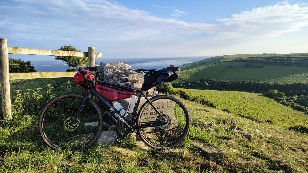 Bikepacking Isle of Purbeck on a gravel bike with Redshift Suspension Seatpost
