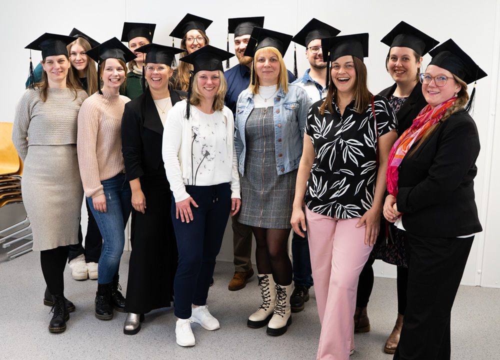 Absolvent*innen-Feier an der IB Hochschule für Gesundheit und Soziales