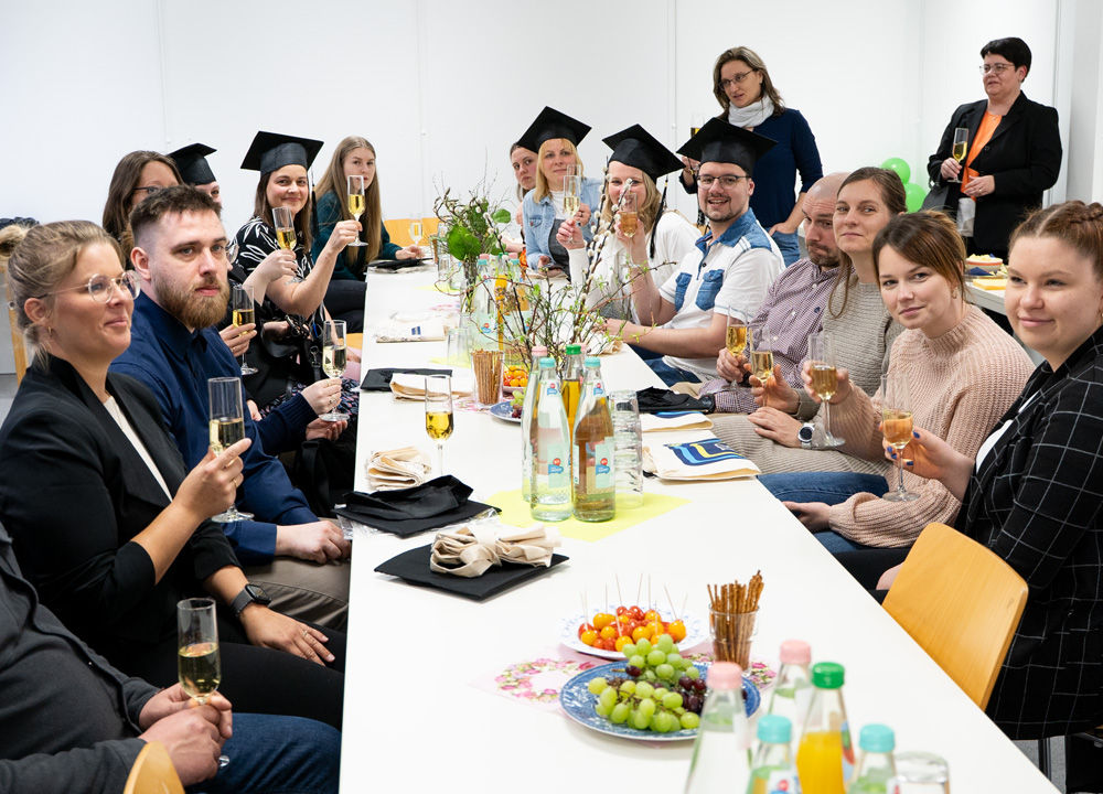 Absolvent*innen-Feier an der IB Hochschule für Gesundheit und Soziales