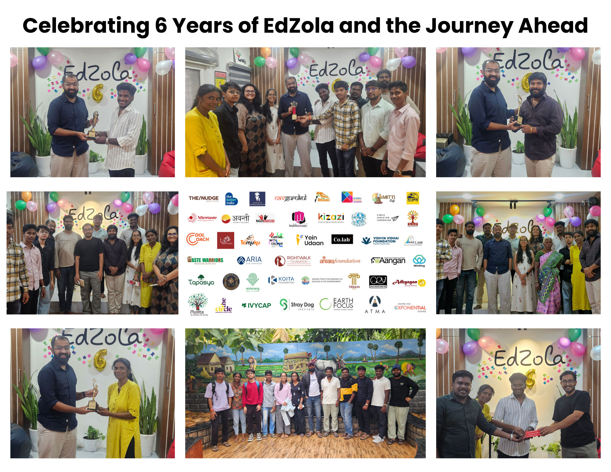 Celebrating 6 Years of EdZola and the Journey Ahead: team awards and group photographs