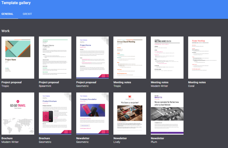 free downloadable templates for google docs