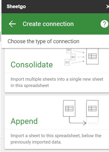 Google Sheets add-ons sheetgo