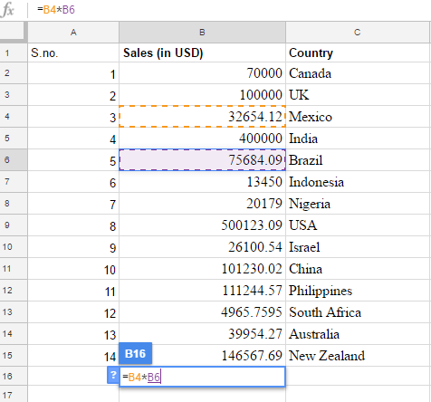 Google Sheets functions 6